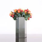 घर और कार्यालय सजावट के लिए sexangle SS201 टेबल स्टेनलेस स्टील फूल गुलदस्ते: